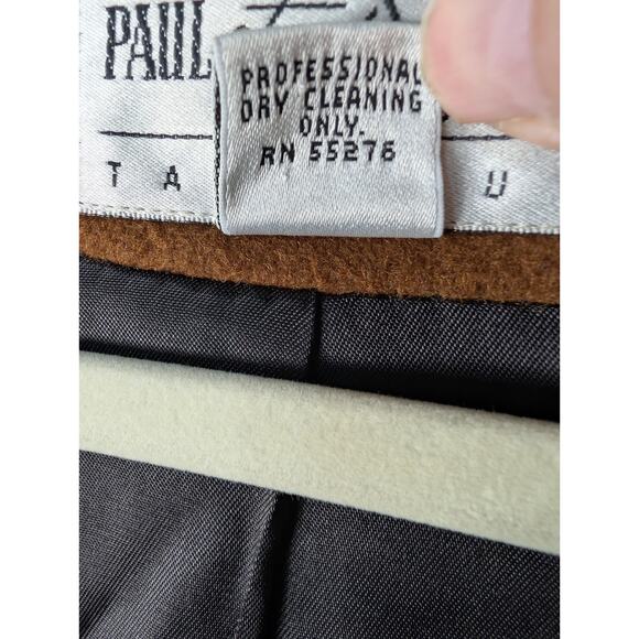 Vintage Paul Et Duffier Long Wool Coat Double Breasted Women's 12 USA(C) - Picture 5 of 10